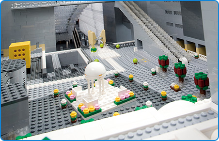 東広場 レゴ模型