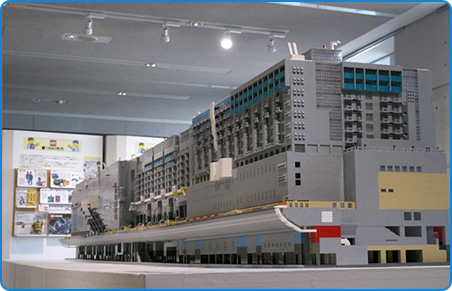 南側全景 レゴ模型